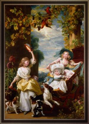 The Three Youngest Daughters of George III by John Singleton Copley